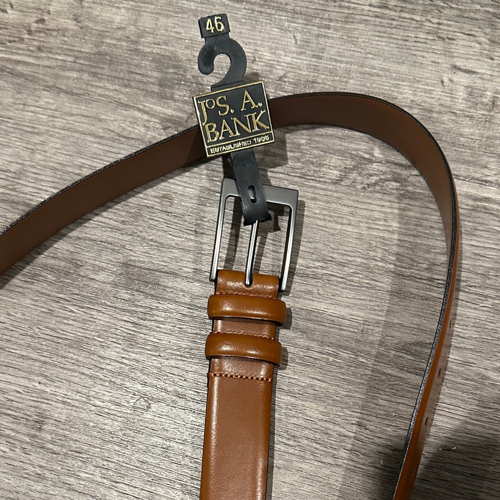 Jos. A. Bank Tan Leather Belt